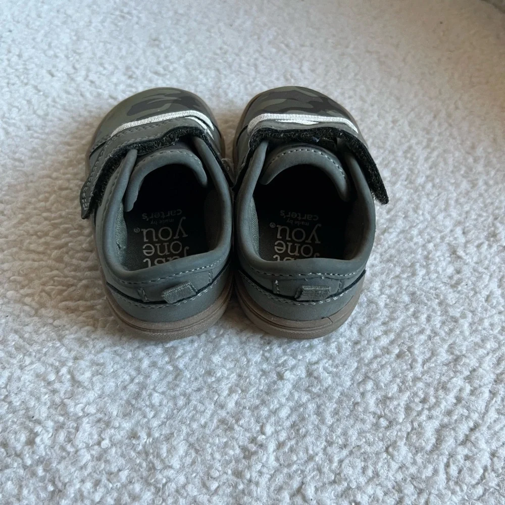 Carters Boy Camel Green Shoes | 3